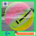 tpu or pvc material different color rolling water ball inflatable bubble ball for water